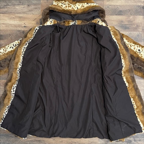 Dennis Basso | Faux Fur Reversible Toggle Coat - Picture 4 of 10